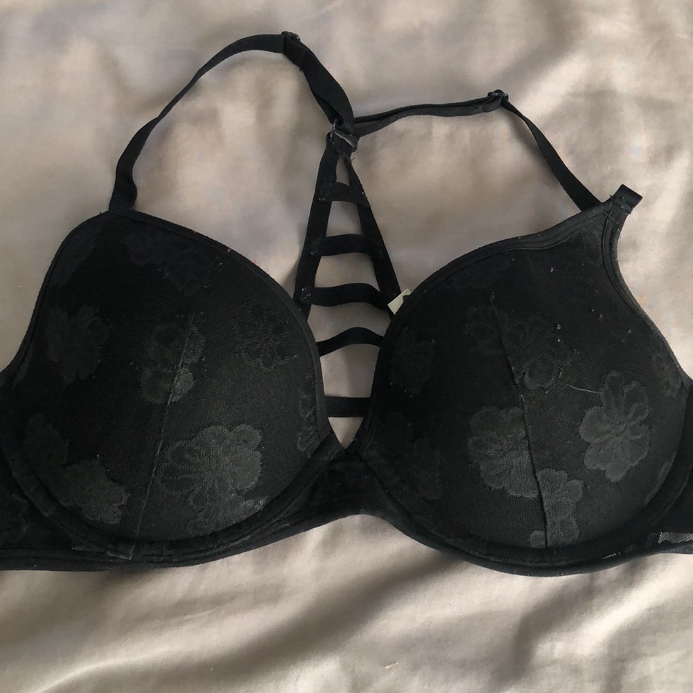 Racer back pink bra